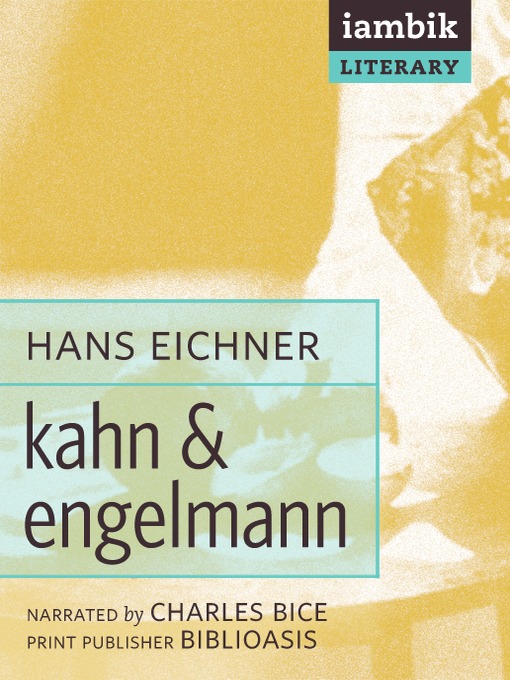 Title details for Kahn & Engelmann by Hans Eichner - Available